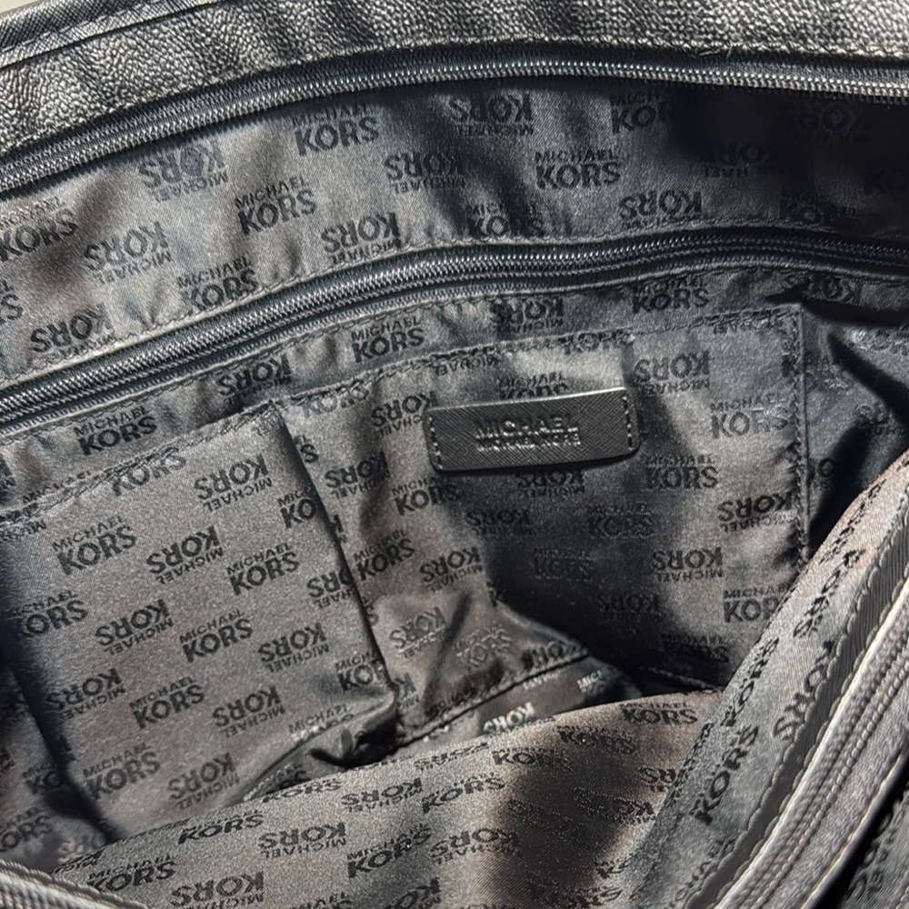 Michael Kors Charcoal Signature Tote - Picture 8 of 12